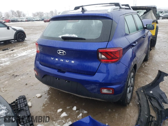 2021 Hyundai Venue SEL with VIN KMHRC8A3XMU073196, listed as a Copart auction lot 48167204 with Not Provided miles and Salvage Title. Bid and sale history available at carsss.com. Image 12.