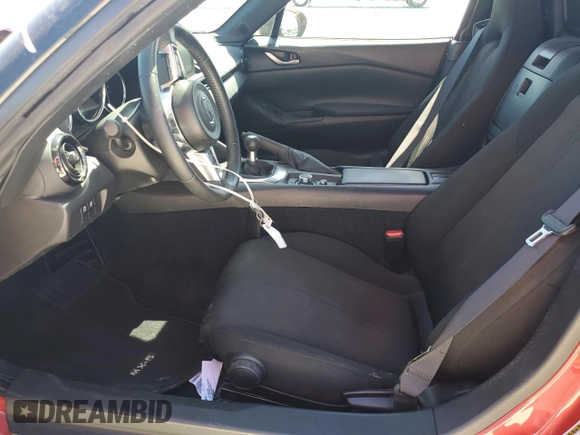 2021 Mazda MX-5 Miata Sport with VIN JM1NDAB7XM0452716, listed as a Copart auction lot 48001955 with 19,168 mi miles and Salvage title. Bid and sale history available at DreamBid. Image 7.