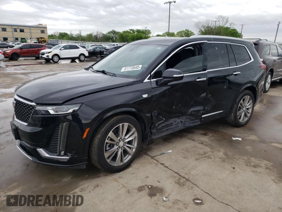 2023 Cadillac XT6 FWD Premium Luxury z VIN 1GYKPCRS5PZ101867, wystawiony jako Copart lot #51773545 z przebiegiem 31 322 mil mil oraz Szkoda całkowita • Salvage title. Historia ofert i sprzedaży dostępna na DreamBid. Obrazek 1.