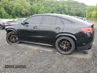 2024 Mercedes-Benz GLE 53 AMG with VIN 4JGFD6BB1RA997223, listed as a Copart auction lot 58154405 with 16,121 mi miles and Salvage title. Bid and sale history available at DreamBid. Image 2.