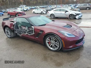 2016 Chevrolet Corvette Z06 2LZ with VIN 1G1YR2D62G5608952, listed as a Copart auction lot 78149904 with 10,528 mi miles and Salvage Title. Bid and sale history available at carsss.com. Image 4.