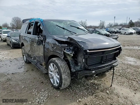 2023 Chevrolet Tahoe High Country with VIN 1GNSKTKTXPR163425, listed as a Copart auction lot 45859835 with 26,672 mi miles and Salvage Title. Bid and sale history available at carsss.com. Image 11.