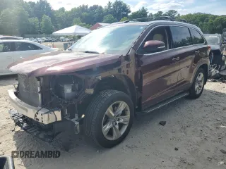2018 Toyota Highlander Limited with VIN 5TDDZRFH1JS908660, listed as a Copart auction lot 62480335 with 77,490 mi miles and Salvage title. Bid and sale history available at DreamBid. Image 1.