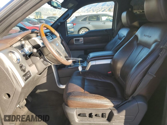 2009 Ford F-150 XL with VIN 1FTPW14V39FB05831, listed as a Copart auction lot 85943924 with 133,893 mi miles and Salvage title. Bid and sale history available at DreamBid. Image 7.