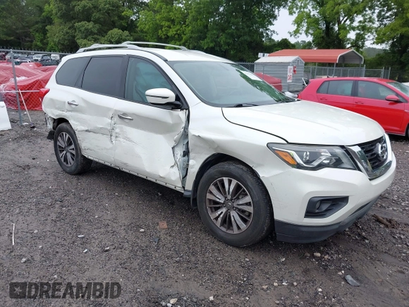 2017 Nissan Pathfinder SL with VIN 5N1DR2MN9HC646104, listed as a IAAI auction lot 42358443 with 146,902 mi miles and . Bid and sale history available at DreamBid. Image 1.
