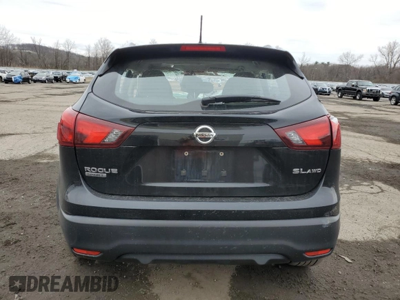 2017 Nissan Rogue Sport SL with VIN JN1BJ1CR4HW133040, listed as a Copart auction lot 52760255 with 122,354 mi miles and Salvage Title. Bid and sale history available at carsss.com. Image 6.