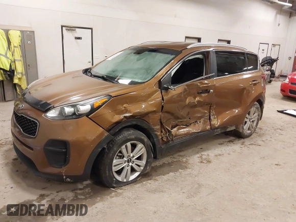 2018 Kia Sportage LX with VIN KNDPM3AC2J7381114, listed as a IAAI auction lot 41214824 with 82,178 mi miles and . Bid and sale history available at carsss.com. Image 17.
