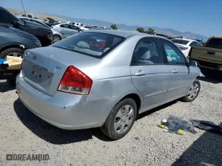 2009 Kia Spectra EX with VIN KNAFE222595663938, listed as a Copart auction lot 69422764 with 251,066 mi miles and Salvage Title. Bid and sale history available at carsss.com. Image 3.