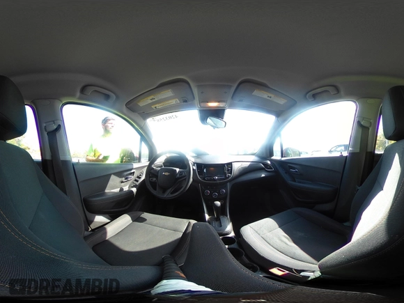 2017 Chevrolet Trax LS with VIN 3GNCJKSBXHL231417, listed as a IAAI auction lot 42032587 with 56,986 mi miles. Bid and sale history available at carsss.com. Image 20.
