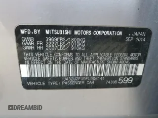 2015 Mitsubishi Lancer ES with VIN JA32U2FU9FU006141, listed as a Copart auction lot 78599234 with 82,919 mi miles and Salvage Title. Bid and sale history available at DreamBid. Image 13.