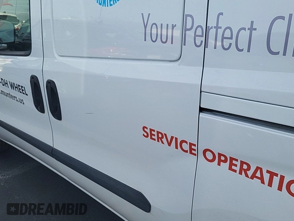 2015 Ram ProMaster City Cargo Tradesman with VIN ZFBERFAT0F6A59133, listed as a IAAI auction lot 42293293 with 103,722 mi miles and . Bid and sale history available at DreamBid. Image 43.