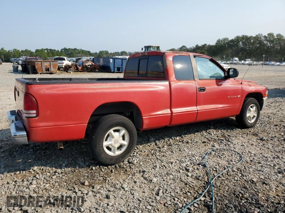 1997 Dodge Dakota with VIN 1B7GL23X0VS113985, listed as a Copart auction lot 76009264 with 99,015 mi miles and Salvage Title. Bid and sale history available at carsss.com. Image 3.
