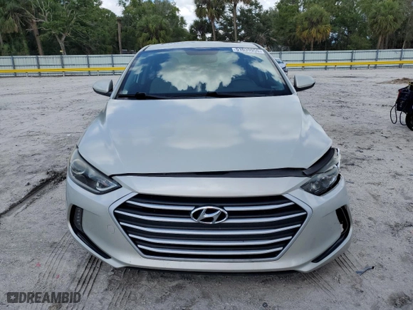 2017 Hyundai Elantra SE with VIN KMHD84LF2HU376751, listed as a Copart auction lot 51039955 with 137,453 mi miles and Salvage Title. Bid and sale history available at carsss.com. Image 5.
