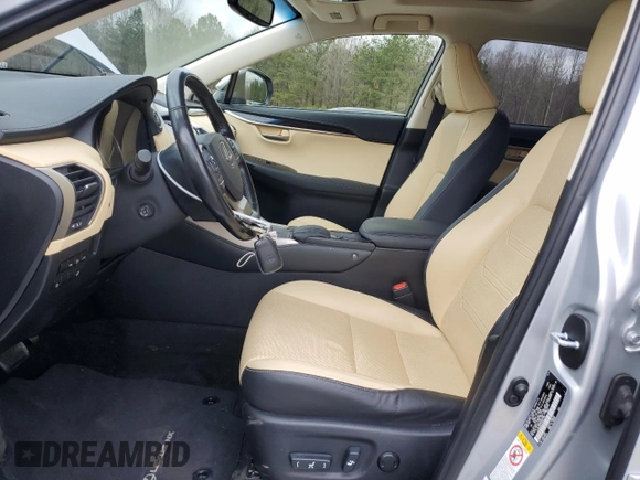 2017 Lexus NX 300h with VIN JTJBJRBZ7H2057704, listed as a Copart auction lot 47775355 with 95,053 mi miles and Salvage Title. Bid and sale history available at DreamBid. Image 7.