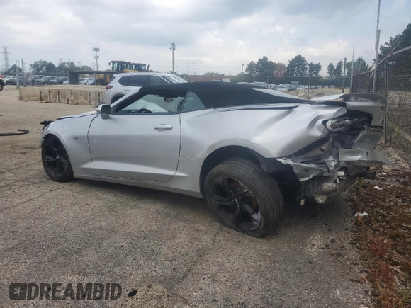2019 Chevrolet Camaro 1LT with VIN 1G1FB3DSXK0154843, listed as a Copart auction lot 58226815 with Not provided miles and Clean title. Bid and sale history available at DreamBid. Image 2.