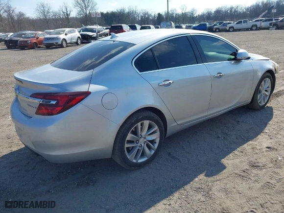 2014 Buick Regal Premium I with VIN 2G4GN5EX5E9184279, listed as a IAAI auction lot 41666782 with 105,318 mi miles. Bid and sale history available at carsss.com. Image 4.
