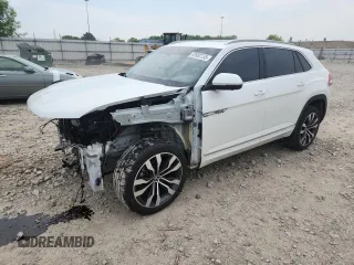 2021 Volkswagen Atlas SEL Premium R-Line z VIN 1V2FE2CA0MC241541, wystawiony jako Copart lot #59992735 z przebiegiem 66 293 mil mil oraz Szkoda całkowita • Salvage title. Historia ofert i sprzedaży dostępna na DreamBid. Obrazek 1.