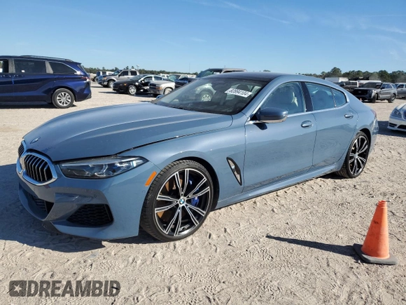 2022 BMW 8 Series M850i с VIN WBAGV8C06NCH25022, выставлен на аукционе Copart как лот 82894104 с пробегом 26 864 миль миль и На запчасти • Non repairable. История ставок и продаж доступна на DreamBid. Изображение 1.