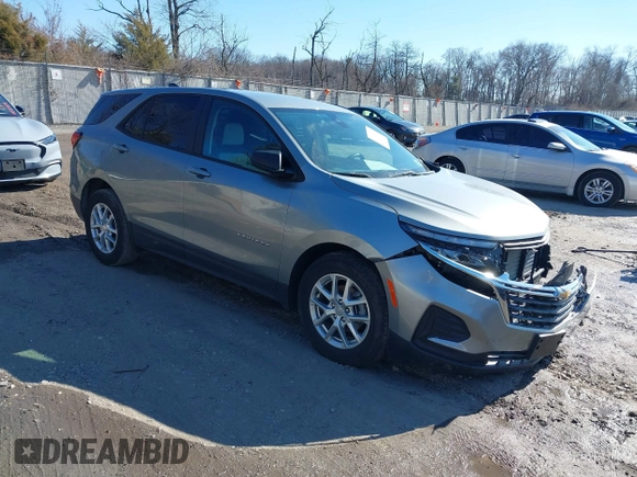 2023 Chevrolet Equinox LS z VIN 3GNAXHEG9PL176294, wystawiony jako IAAI lot #41558723 z przebiegiem 13 122 mil mil oraz . Historia ofert i sprzedaży dostępna na DreamBid. Obrazek 1.