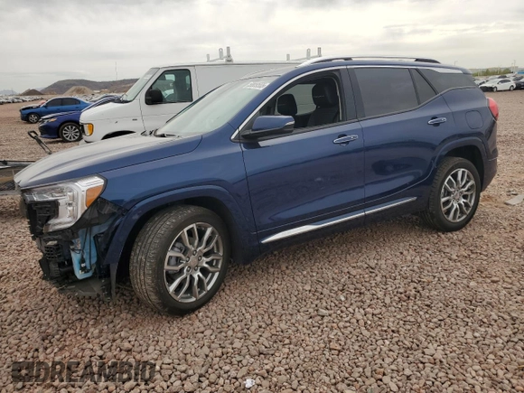 2023 GMC Terrain Denali with VIN 3GKALXEGXPL101655, listed as a Copart auction lot 50809555 with 18,362 mi miles and Salvage title. Bid and sale history available at DreamBid. Image 1.