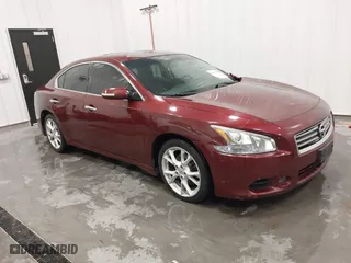 2012 Nissan Maxima 3.5 SV with VIN 1N4AA5AP0CC847121, listed as a IAAI auction lot 41470500 with 149,708 mi miles. Bid and sale history available at carsss.com. Image 1.