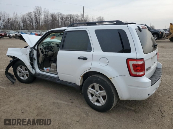 2008 Ford Escape Hybrid with VIN 1FMCU59HX8KD98823, listed as a Copart auction lot 53075295 with Not provided miles and Clean title. Bid and sale history available at DreamBid. Image 2.