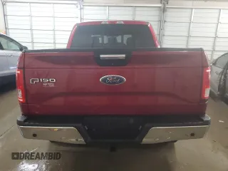 2015 Ford F-150 XLT with VIN 1FTEW1EP7FFC49319, listed as a Copart auction lot 56142895 with 125,052 mi miles and Salvage title. Bid and sale history available at DreamBid. Image 6.