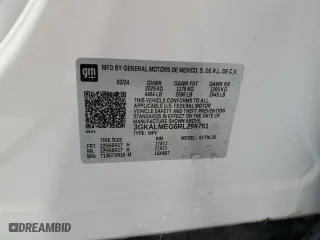2024 GMC Terrain SLE with VIN 3GKALMEG6RL299751, listed as a Copart auction lot 52618515 with 27,251 mi miles and Clean Title. Bid and sale history available at carsss.com. Image 13.