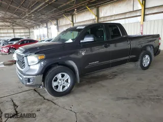 2018 Toyota Tundra 2WD SR with VIN 5TFRY5F15JX235273, listed as a Copart auction lot 44681635 with 123,395 mi miles and Salvage Title. Bid and sale history available at carsss.com. Image 1.