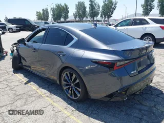 2021 Lexus IS 350 F Sport with VIN JTHGZ1B2XM5042188, listed as a IAAI auction lot 42529891 with 48,721 mi miles and . Bid and sale history available at DreamBid. Image 3.