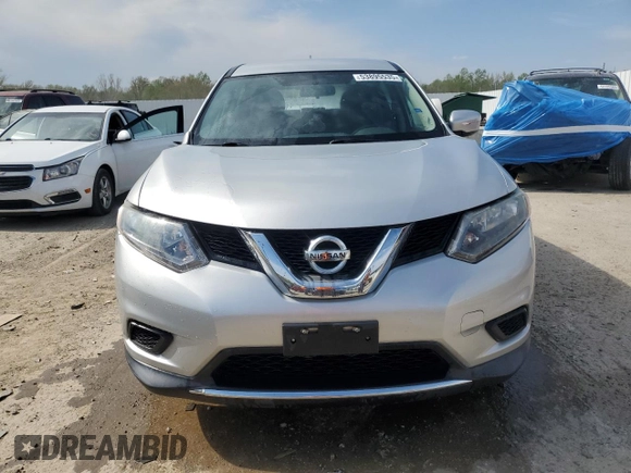 2015 Nissan Rogue SV with VIN 5N1AT2MT7FC910159, listed as a Copart auction lot 53895535 with 48,047 mi miles and Salvage Title. Bid and sale history available at DreamBid. Image 5.