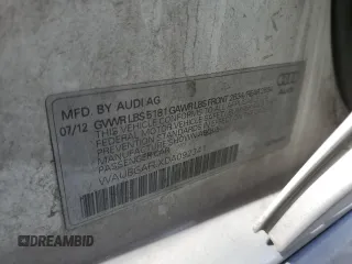 2013 Audi S4 Premium Plus with VIN WAUBGAFLXDA092341, listed as a Copart auction lot 75766344 with 74,088 mi miles and Salvage Title. Bid and sale history available at carsss.com. Image 13.