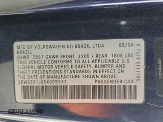 2005 Volkswagen GTI 1.8T с VIN 9BWDE61J854009371, выставлен на аукционе Copart как лот 72267484 с пробегом 150 287 миль миль и Списание • Salvage title. История ставок и продаж доступна на DreamBid. Изображение 14.