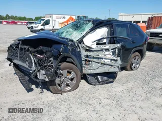 2025 Toyota RAV4 XLE with VIN 2T3W1RFV1SC307210, listed as a IAAI auction lot 42029879 with 1 mi miles. Bid and sale history available at carsss.com. Image 16.