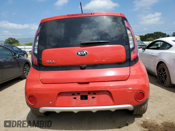 2018 Kia Soul + with VIN KNDJP3A53J7531259, listed as a Copart auction lot 53658505 with 114,348 mi miles and Salvage Title. Bid and sale history available at carsss.com. Image 6.