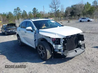 2025 Lexus RX with VIN JTJCHMAAXS2022824, listed as a IAAI auction lot 41744094 with 523 mi miles. Bid and sale history available at carsss.com. Image 1.