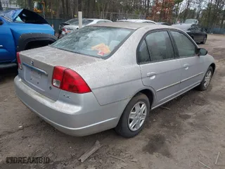 2003 Honda Civic LX with VIN 1HGES15533L036991, listed as a IAAI auction lot 41620893 with 170874 miles. Bid and sale history available at carsss.com. Image 4.