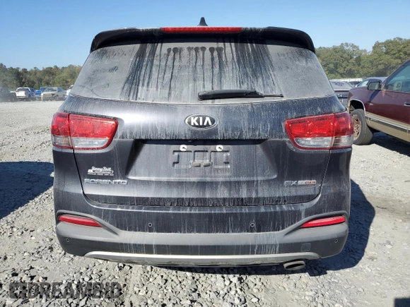 2017 Kia Sorento EX with VIN 5XYPHDA17HG273545, listed as a Copart auction lot 77489334 with 102,202 mi miles and Salvage Title. Bid and sale history available at carsss.com. Image 6.