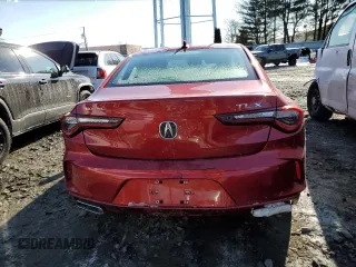 2021 Acura TLX w/Advance Package with VIN 19UUB5F61MA007898, listed as a Copart auction lot 42235475 with 37,358 mi miles and Salvage Title. Bid and sale history available at carsss.com. Image 6.