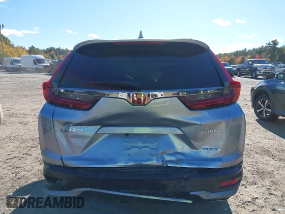 2022 Honda CR-V Touring with VIN 7FARW2H95NE048255, listed as a IAAI auction lot 40594748 with 76,724 mi miles. Bid and sale history available at carsss.com. Image 16.