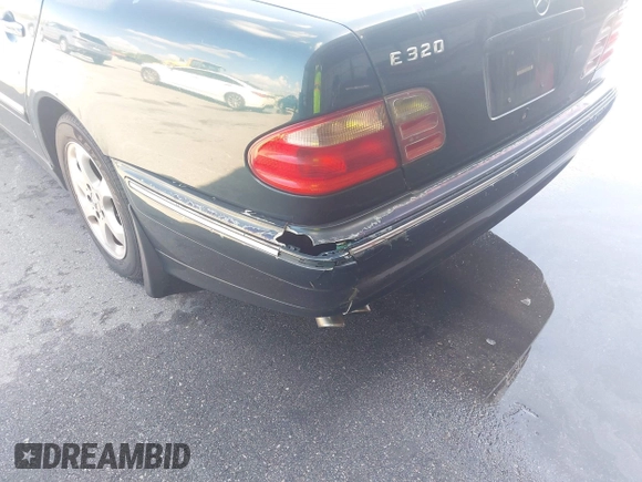 2002 Mercedes-Benz E-Class with VIN WDBJF65J92B458634, listed as a IAAI auction lot 41910356 with 1 mi miles. Bid and sale history available at carsss.com. Image 13.