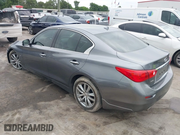 2015 Infiniti Q50 Premium z VIN JN1BV7AR7FM408015, wystawiony jako IAAI lot #42083301 z przebiegiem 58 817 mil mil oraz . Historia ofert i sprzedaży dostępna na DreamBid. Obrazek 3.