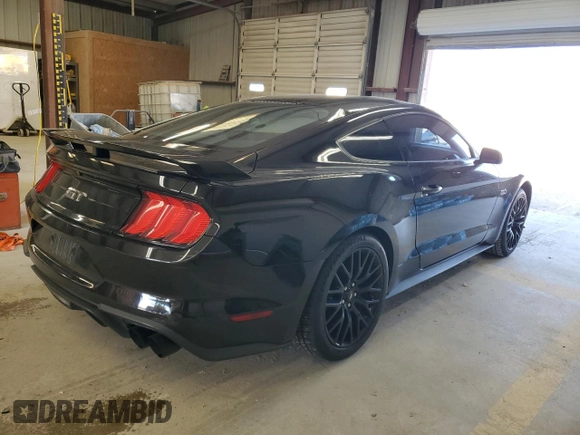 2018 Ford Mustang GT with VIN 1FA6P8CF0J5116524, listed as a Copart auction lot 45569095 with 71,050 mi miles and Salvage Title. Bid and sale history available at carsss.com. Image 3.