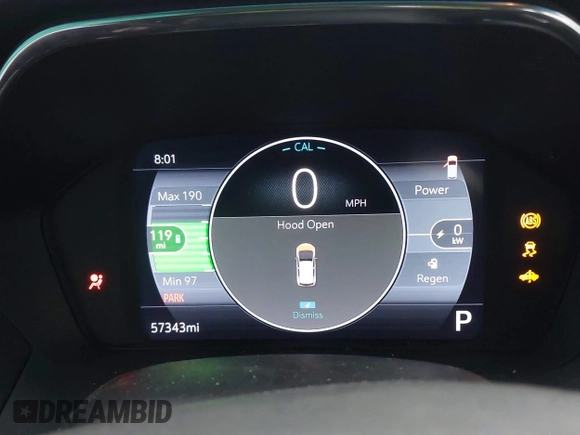 2023 Chevrolet Bolt EV 1LT with VIN 1G1FW6S02P4111699, listed as a IAAI auction lot 41943946 with 57,343 mi miles and . Bid and sale history available at DreamBid. Image 7.
