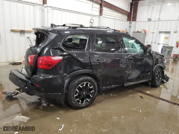 2020 Nissan Pathfinder SL with VIN 5N1DR2CM4LC599677, listed as a Copart auction lot 45094765 with 67,481 mi miles and Non Repairable. Bid and sale history available at carsss.com. Image 3.