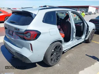 2022 BMW X3 M with VIN 5YM13EC03N9L12134, listed as a IAAI auction lot 41808715 with 40,064 mi miles. Bid and sale history available at carsss.com. Image 4.