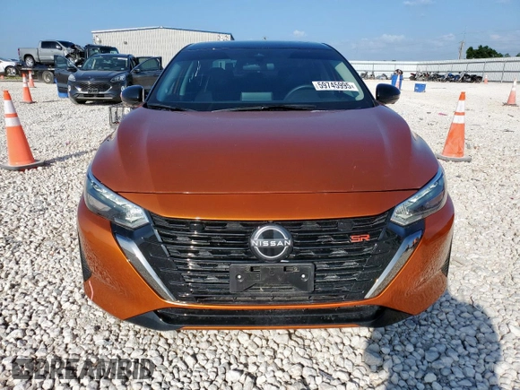 2024 Nissan Sentra SR with VIN 3N1AB8DV5RY380137, listed as a Copart auction lot 59745995 with 8,444 mi miles and Salvage title. Bid and sale history available at DreamBid. Image 5.