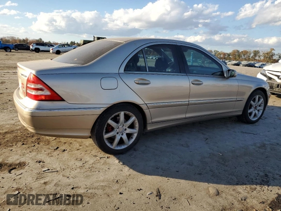 2003 Mercedes-Benz C 230 Kompressor with VIN WDBRF40J43F413609, listed as a Copart auction lot 78871514 with 175,748 mi miles and Salvage Title. Bid and sale history available at DreamBid. Image 3.