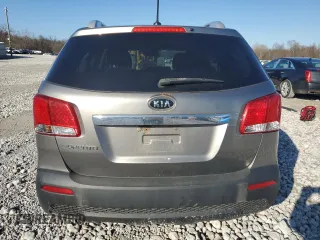 2011 Kia Sorento LX with VIN 5XYKTDA29BG065420, listed as a Copart auction lot 44386425 with 167,033 mi miles and Salvage Title. Bid and sale history available at carsss.com. Image 6.