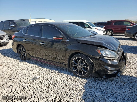 2017 Nissan Sentra SR Turbo with VIN 3N1CB7AP3HY301099, listed as a Copart auction lot 77873634 with 118,358 mi miles and Salvage Title. Bid and sale history available at carsss.com. Image 4.